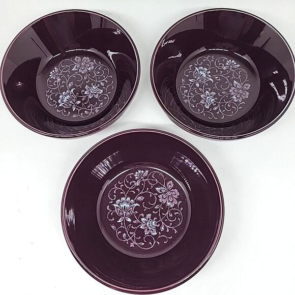 Noritake Primastone Fantasy 6.5" Cereal Bowls  Set of 3 - Picture 1 of 9